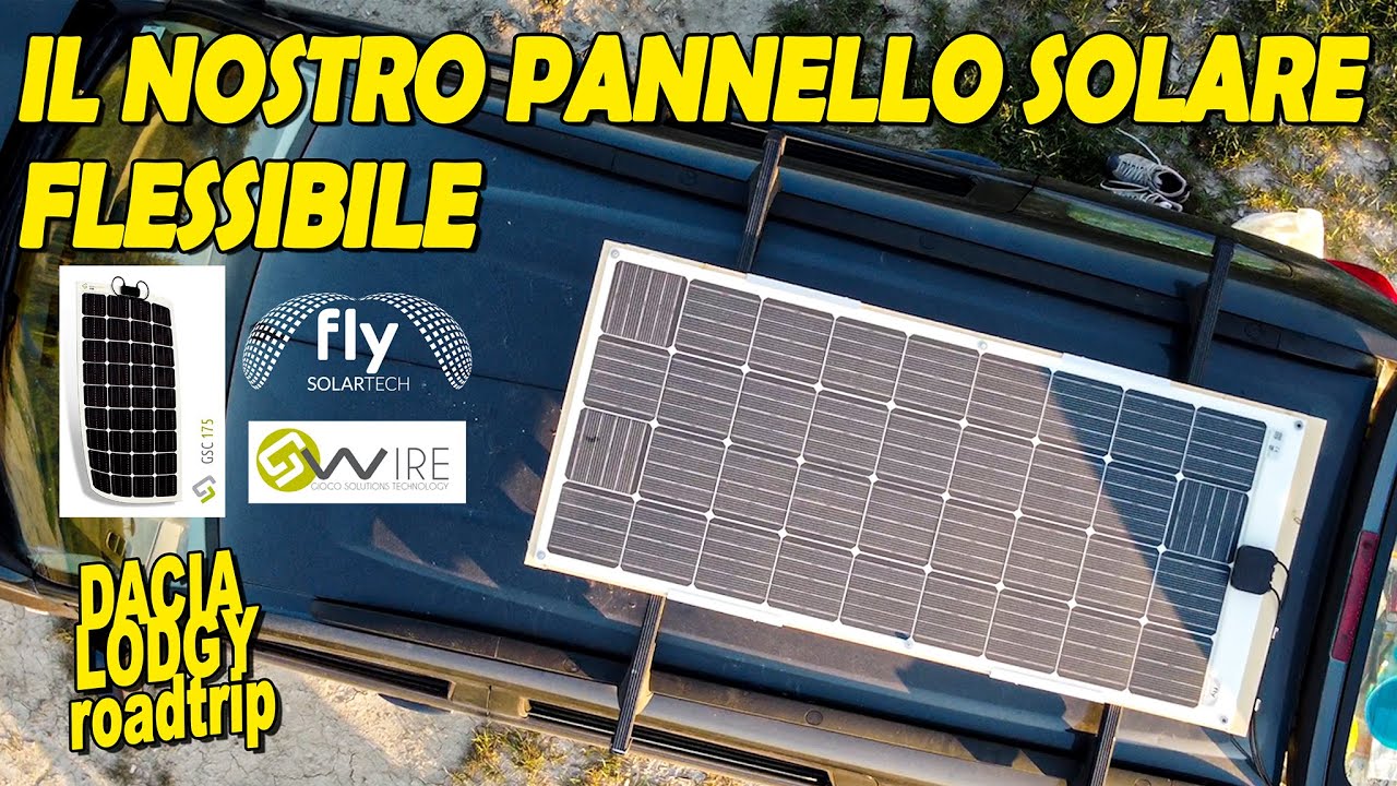 Montiamo sul tetto il pannello solare flessibile