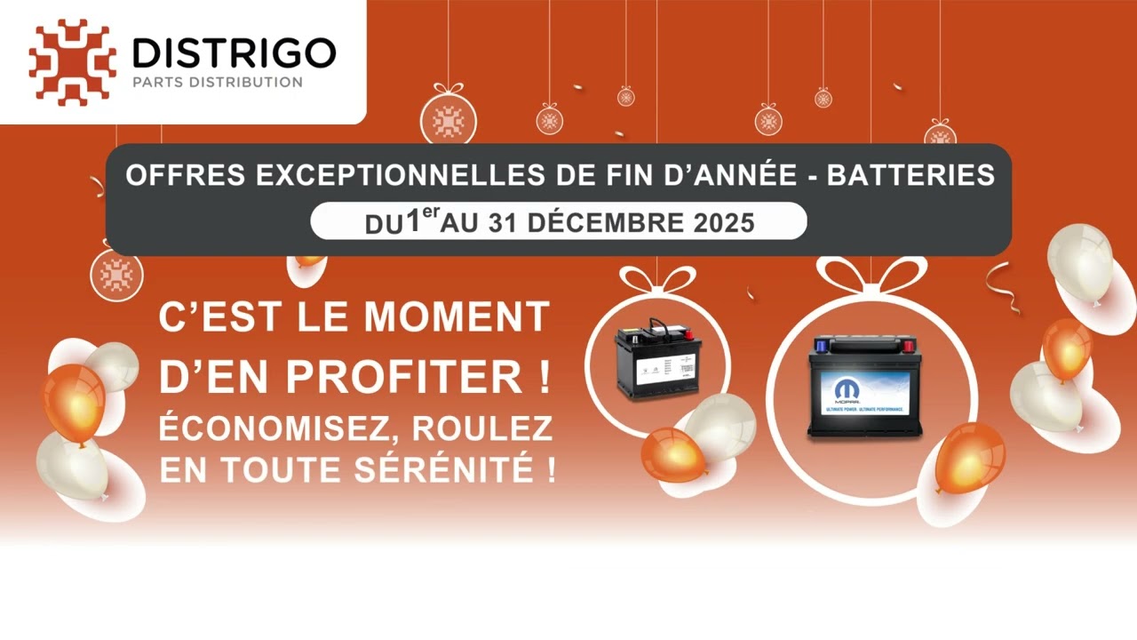 Offres Exceptionnelles de fin d’année chez DISTRIGO