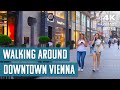 Walking around downtown Vienna, Austria (4k)