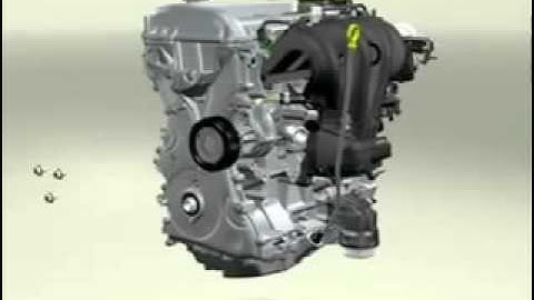 Mô phỏng lắp ráp động cơ đốt trong 4 kỳ   Ford