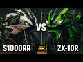 BMW S1000 RR Vs KAWASAKI NINJA ZX10R | 4K | RIDE AND RUN |