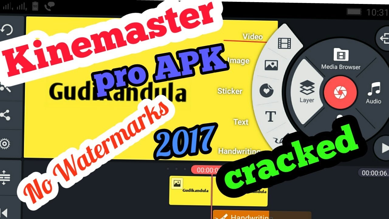 kinemaster pro hacked apk