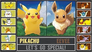 Team Pikachu vs. Team Eevee (Pokémon Let's Go Special)