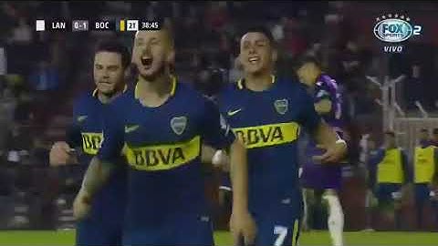 Gol - Lanús 0 x 1 Boca Juniors