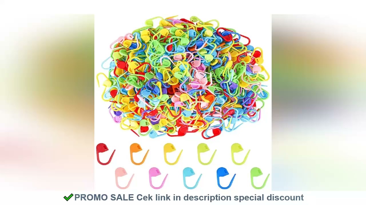 Knitting Craft Sewing Needle Tool Plastic Locking Stitch Markers Crochet Hooks Safety Sewing Supplie