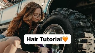 For my girls!🧡 Wet to Dry Blowout Hair Tutorial
