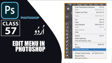 Master Edit Menu Part-I in Photoshop  Like a PRO | Beginner
