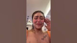 في بث مباشر هدير عبدالرازق تستغيث لحظة القبض عليها داخل شقتها انا مش هدخل السجن |فيديو حصري