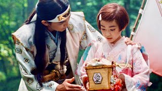 “桃太郎”松田翔太、“桃姫”村山輝星の優しいパパ！有村架純の愛いっぱいのきびたんご／au三太郎CM+メイキング＋インタビュー
