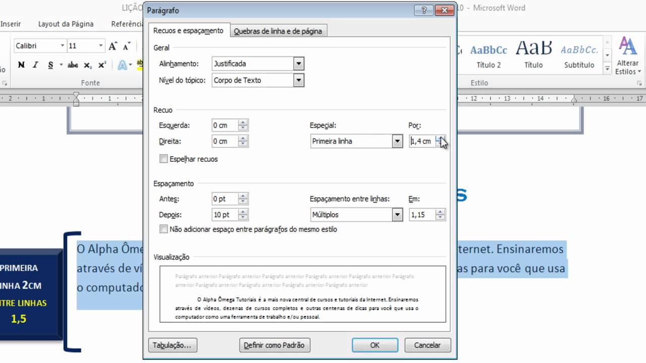 Normas abnt espaçamento entre linhas