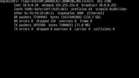 DellEMC R6525 + Intel X710 + Ubuntu 18.04 + S4128F-ON dropped increase in 1 on 1