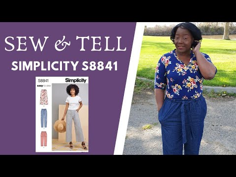 SEW AND TELL + REVIEW  SIMPLICITY S8841 PATTERN 