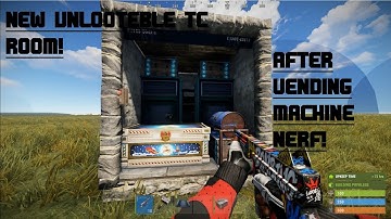 (OUTDATED!) Rust NEW Unlooteble TC Design | Vending Machine Nerf | Daddy NikolaTesla |