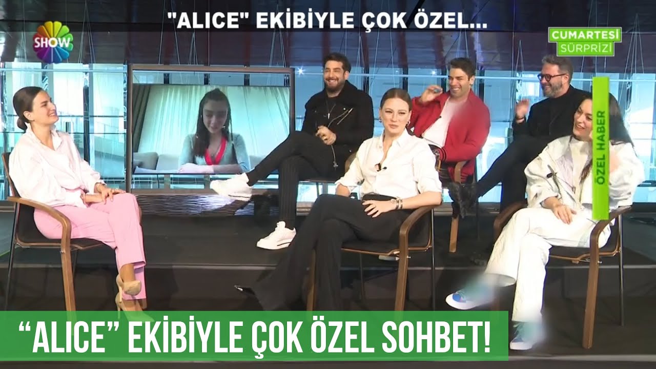 Alice müzikalinin oyuncularıyla çok özel sohbet!
