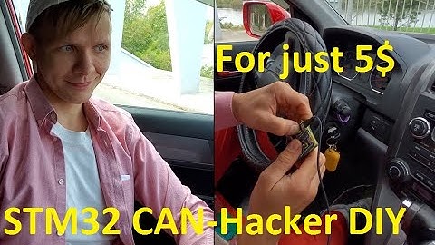 STM32 CAN-hacker. How to hack a dashboard via the CAN-Bus DIY
