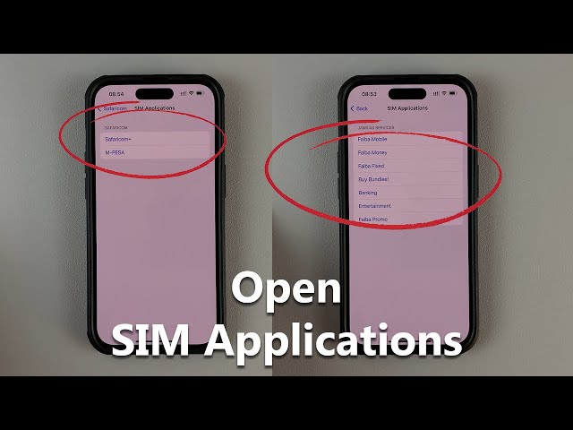 Dual SIM iPhone: How To Access SIM Applications (SIM Toolkit