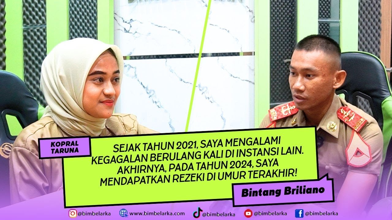 "KITA BOLEH MERENCANAKAN TAPI TUHAN YANG MEMUTUSKAN" | KOPRAL TARUNA BINTANG BRILIANO