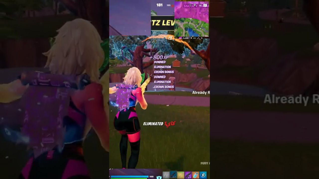 4 Eliminations Blitz Royale Victory Fortnite Blitzroyale Shorts Fortniteclips Gaming