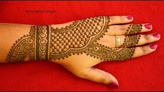 Beautiful Easy Simple Henna Mehndi Designs For Hands Matroj Mehndi Designs