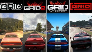 Evolution Of The Dodge Challenger in GRID Games | History GRID