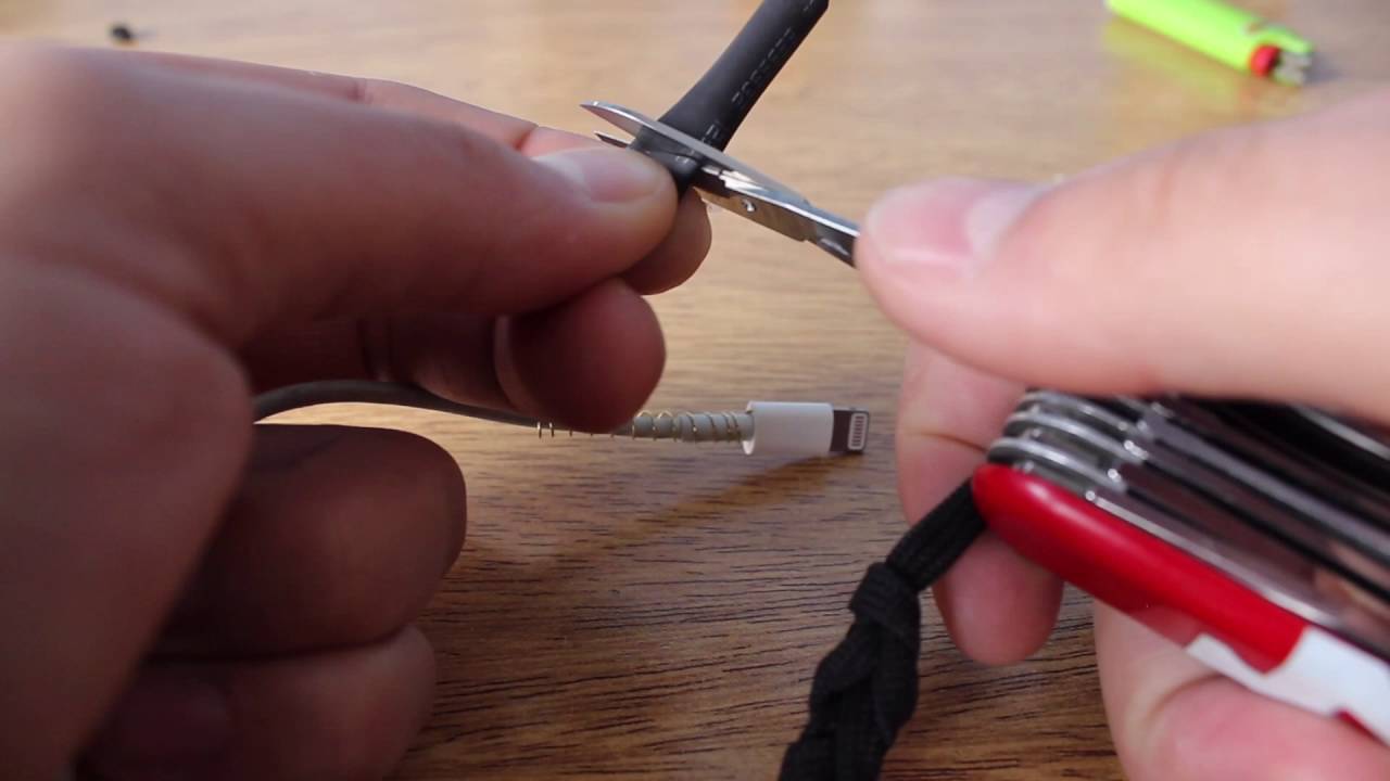 DIY how to fix iPhone cable // Hack 101 2 YouTube