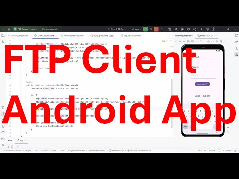 How to connect to the FTP Server from your Android App?