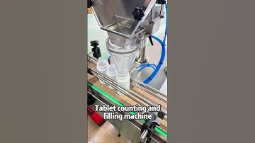 tablet counting and filling machine？ Let me show you！#fillingmachine