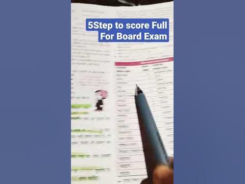 5 Step To Score Full For Board Exam। 6 Months Strategg For Board! #