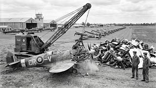 Why the RAAF Crushed 232 Spitfire Aircraft and 312 Other Warplanes Into Scrap at Oakey 1948