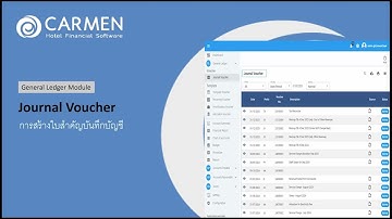 How to create a journal voucher JV manually