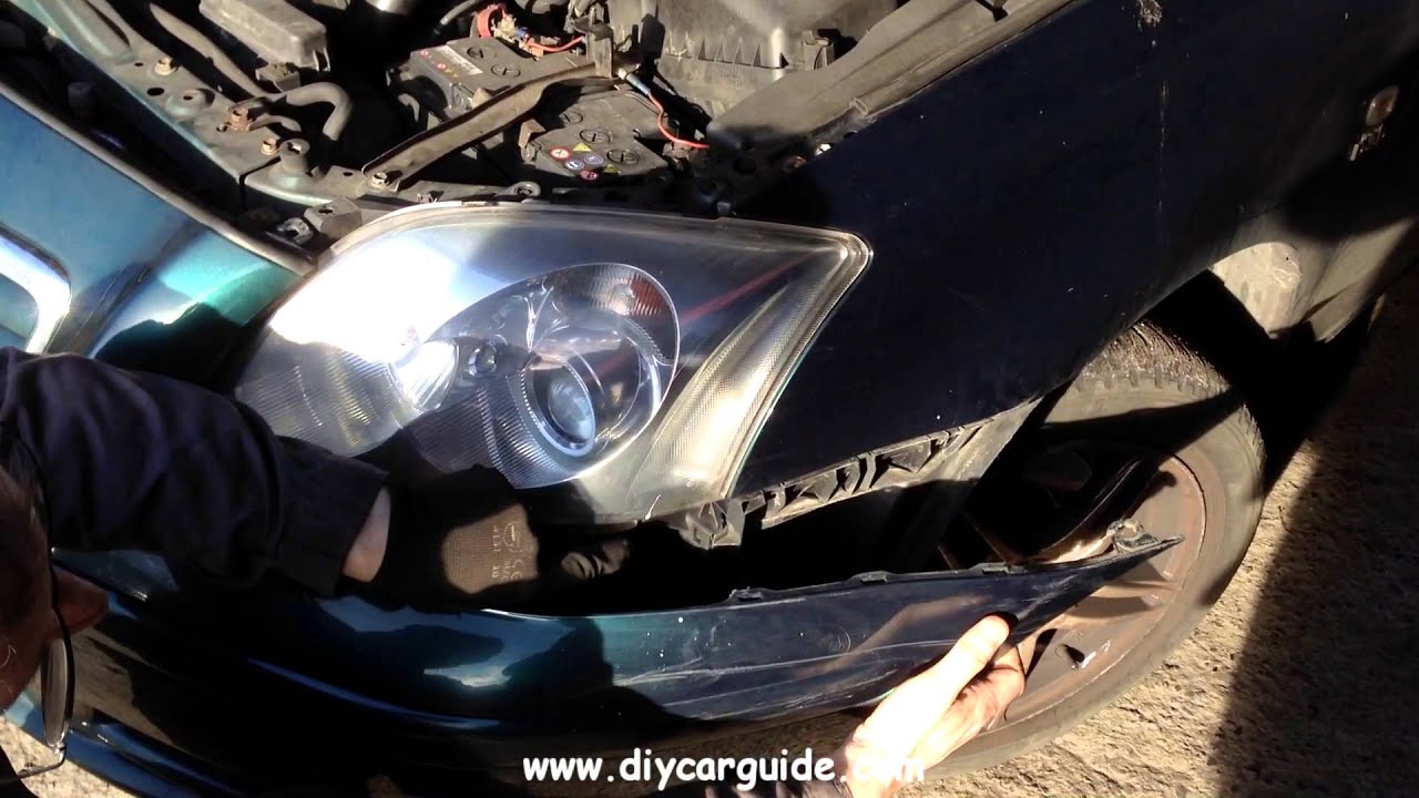 Toyota Avensis Headlight Removal - YouTube 2005 subaru headlight wiring diagram 