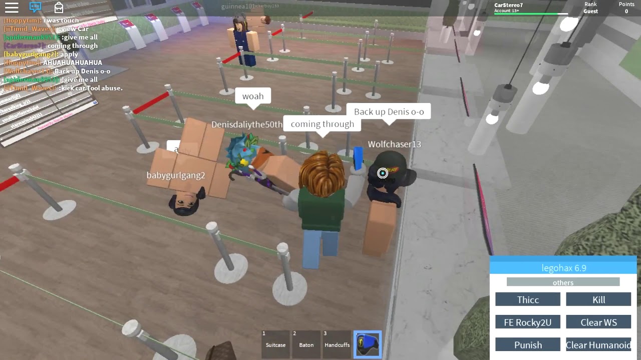 Roblox Exploiting 74 Destroying The Hotel Youtube