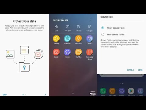 Samsung da güvenli klasör (knox ) uygulama şifreleme