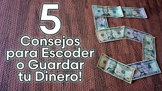 5 Formas para ESCONDER O GUARDAR TU DINERO A SIMPLE VISTA 2020