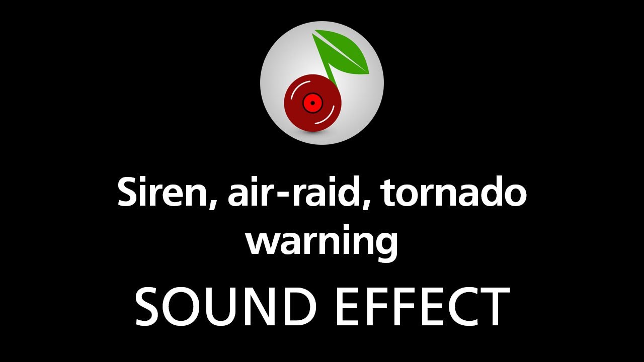  Siren Air Raid Tornado Warning SOUND EFFECT YouTube