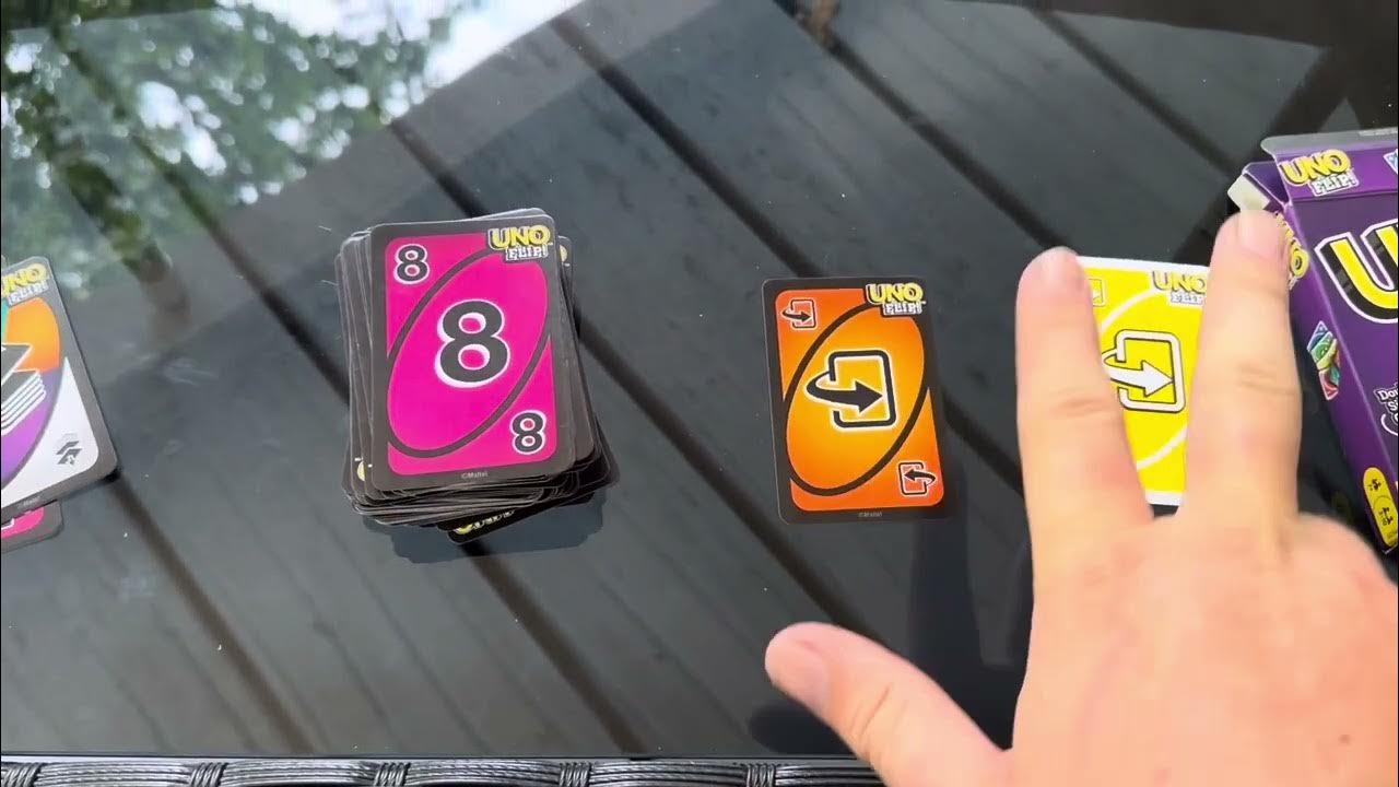 Uno Flip Rules And Both Side Cards - Learning Board Games