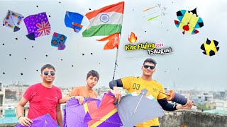 🔥Desi Boys Flying Kites on *15August* | Kite Cutting | Kites |