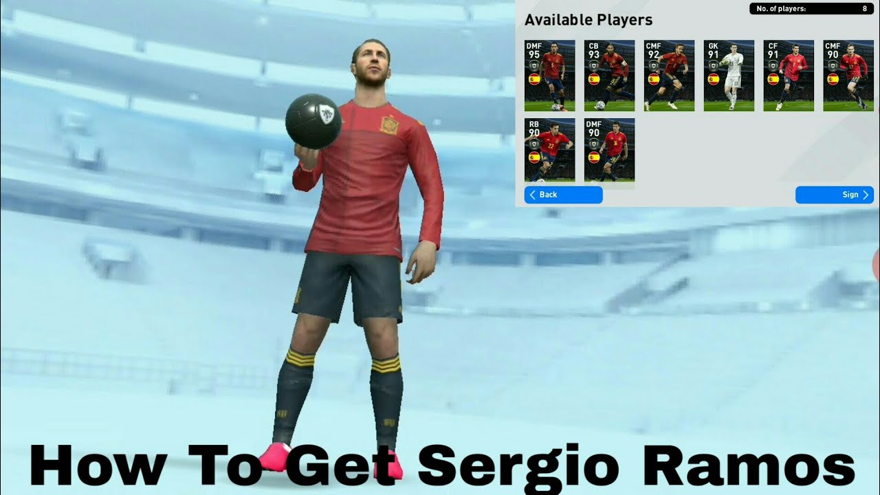 How To Get SERGIO RAMOS In Spain National Team Selection Pack Opening |Pes 2020 Mobile |