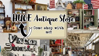 HUGE ANTIQUE STORE | COME SHOP WITH ME!!! | RARE FINDS!!