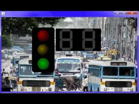 Java : Traffic Signal - NetBeans - YouTube