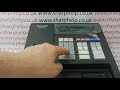 How To Switch Till Receipt Printer Off (Or On) Sharp XE-A137 / XE-A147 Cash Register