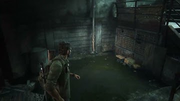 The Last of Us Part 1 - The Suburbs Sewers "Cornered Note" and Machete Locations Explore Living Area