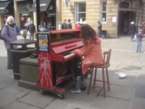 Busking In York, England