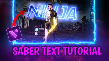 HOW TO MAKE SABER TEXT IN MOTION NINJA ✨ | FULL TUTORIAL | @NINJA_3.0