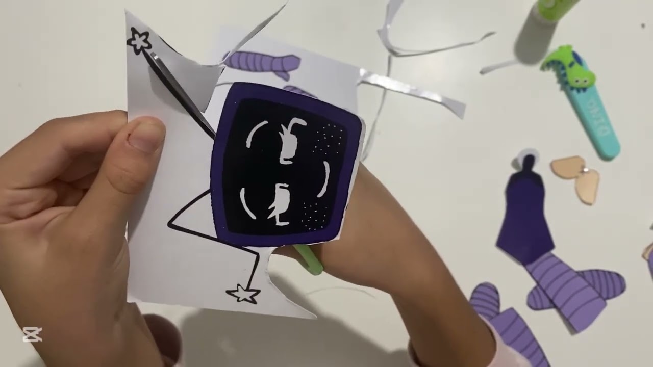 Dandy’s world paper craft