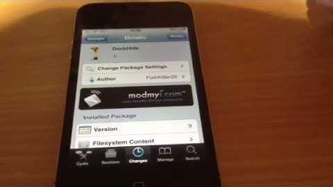 DockHide (Cydia tweak)