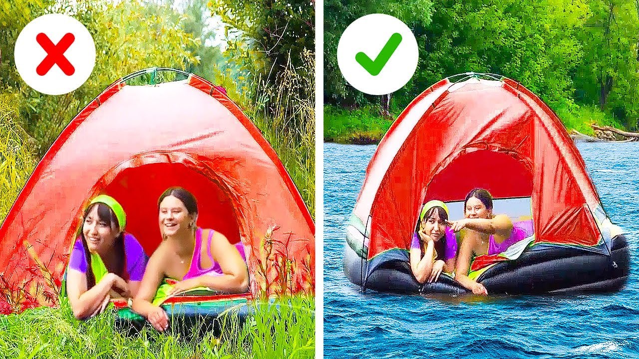 BRILLIANT HACKS FOR YOUR UPCOMING SUMMER TRIPS || Beach, Camping, Packing