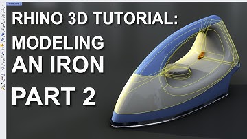 Product Design Rhino CAD Tutorial: Modeling a Conceptual Iron (Part 2 of 3)