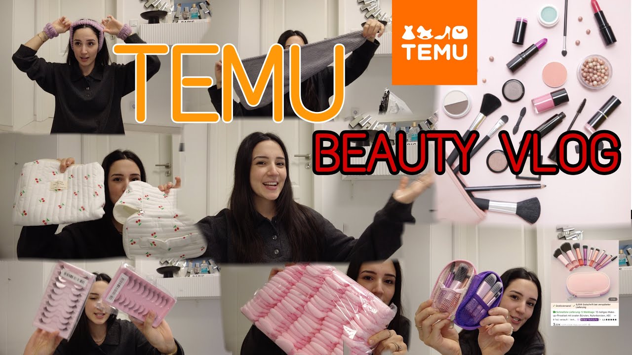 TEMU XXL BEAUTY ALIŞVERİŞİ, İNDİRİMLİ ALIŞVERİŞ, MAKYAJ FIRÇASI-SÜNGER, ÇANTA, UYGUN FİYATLI