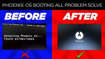 Phoenix Os dectecting found at dev/sda | Phoenix os booting all problem fix 100%